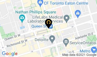 John Allans in Orillia map