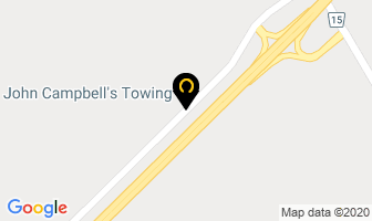 John Campbell's Towing in Brockville map