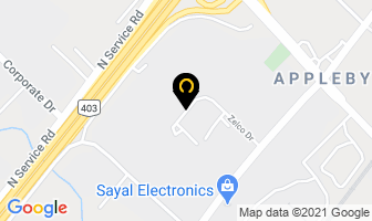 John Deere Landscapes Ltd in Burlington map