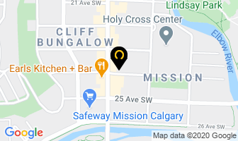 John Haddon Design in Calgary map