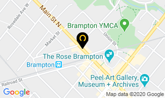 John Hopkins Society Peel in Brampton map