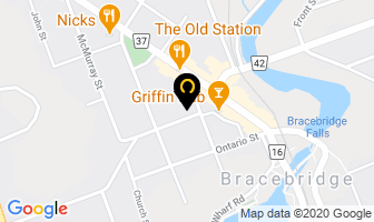 John J Sharkey Lawyer in Bracebridge map