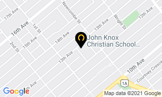 John Knox Christian School in Brant map