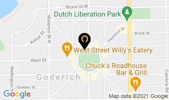 John Little in Goderich map