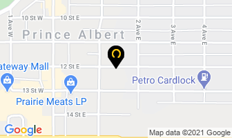 John M Cuelenaere Public Library in Prince Albert map