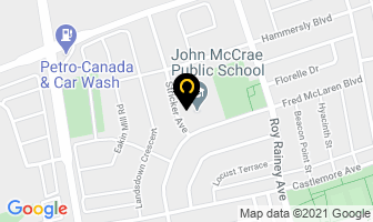 John Mccrae Child Care in Markham map