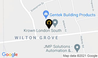 John Thompson Movers in London map