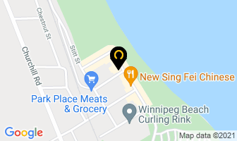 Johnee's Restaurant in Winnipeg Beach map
