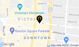 John's Place Restaurant in Victoria map