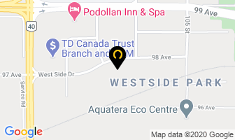 Johnson Insurance in Grande Prairie map