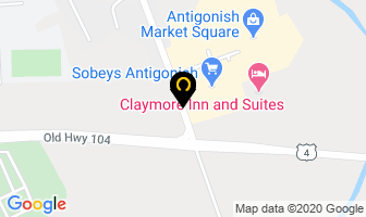 Johnson Insurance in Antigonish map