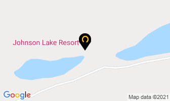 Johnson Lake Resort in Thompson-nicola P map