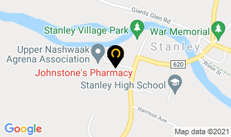 Johnstone's Pharmacy in Stanley map