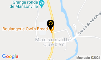 Johny`s Soleil Rouge Inc in Mansonville map