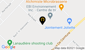 Jolautim Inc in Joliette map