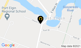 Jones Funeral Homes in Port Elgin map