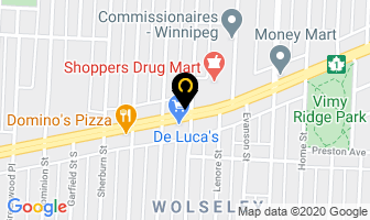 Jonnies Sticky Buns in Winnipeg map