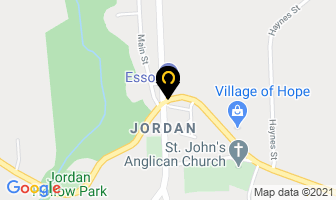 Jordan Service Centre Inc in Jordan Station map