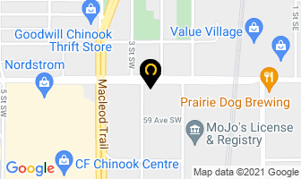 Jordans Floor Covering in Calgary map