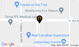 Jordans Floor Coverings in Edmonton map