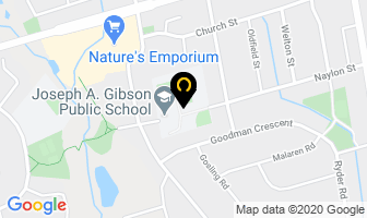 Joseph A Gibson Public School in Vaughan map