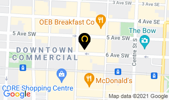 Josephs Men's Wear in Calgary map
