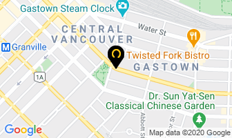 Jostle Corp in Vancouver map