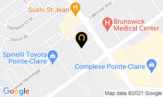 Jouets Choo-Choo Inc in Pointe-Claire map