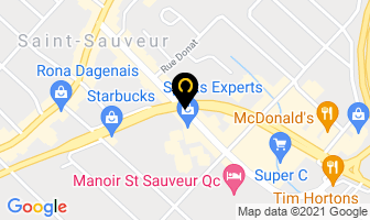 Journal La Vall&eacute;e in Saint-Sauveur map