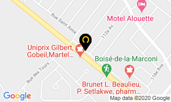 J.p Desilets Inc Esso in Drummondville map