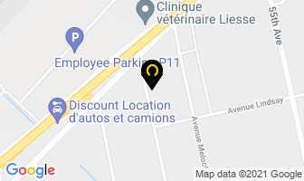 J.r Inox Inc in Dorval map