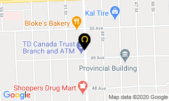 J's Fashions & Dance in Stettler map