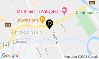 Judy's Hairstyling in Antigonish map