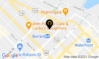 Jugo Juice Bentall in Toronto map