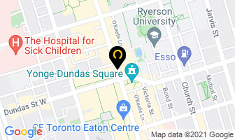 Juice Bar in Toronto map