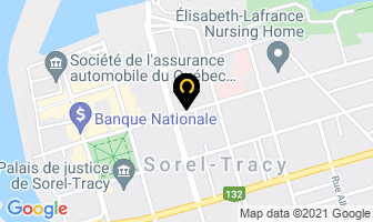 Jules Arpin Electrom&eacute;nagers in Sorel-Tracy map