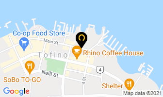 Jupiter Juicery & Bake Shop in Tofino map