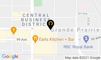 Just Beachy in Grande Prairie map