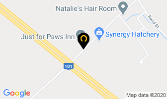 Just For Paws Inn in Hantsport map