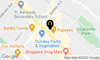 Just Incredible in Mississauga map