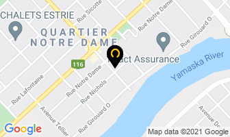 Justin Viens Architecture in Saint-Hyacinthe map
