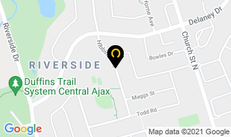 K & S Textile Services in Ajax map