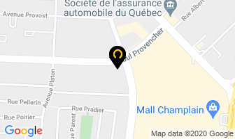K Beauty Salon in Brossard map