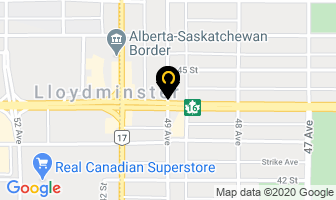 K C Steakhouse in Lloydminster map