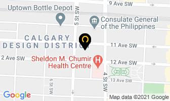 K H Law in Calgary map