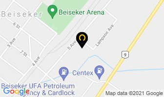 K I B A Seed Cleaning Plant in Beiseker map
