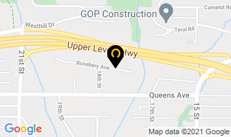 K J Brewster in West Vancouver map