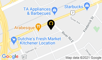 K-W Mortgage Inc in Kitchener map