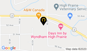 Kal Tire in Napierville map