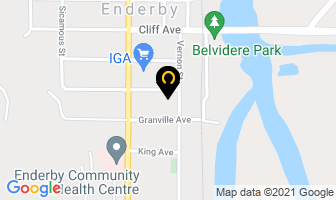 Kal Tire in Enderby map